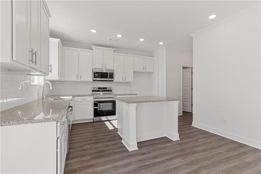 Furnished interior view inside a new home in Clark Farms, Flowery Branch (Image 14).