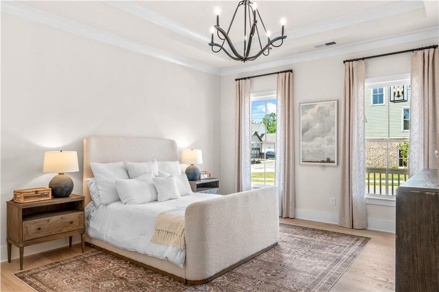 Furnished interior view inside a new home in Crossroads, Milton (Image 29).