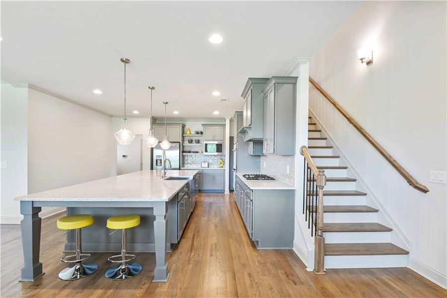 Furnished interior view inside a new home in , Auburn (Image 73).