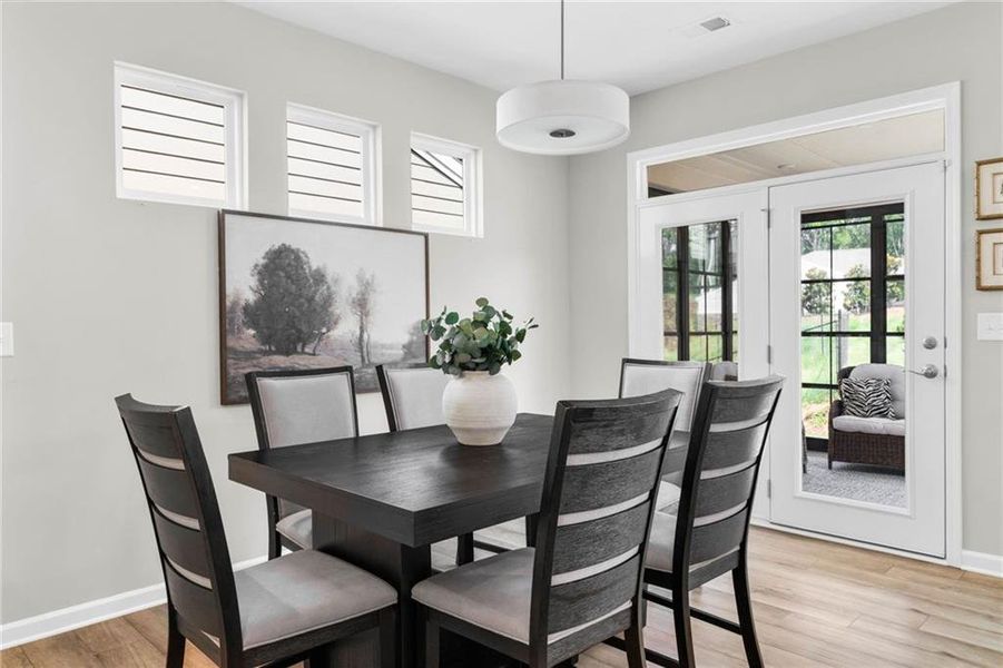 Furnished interior view inside a new home in Laurel Farms, Dallas (Image 15).