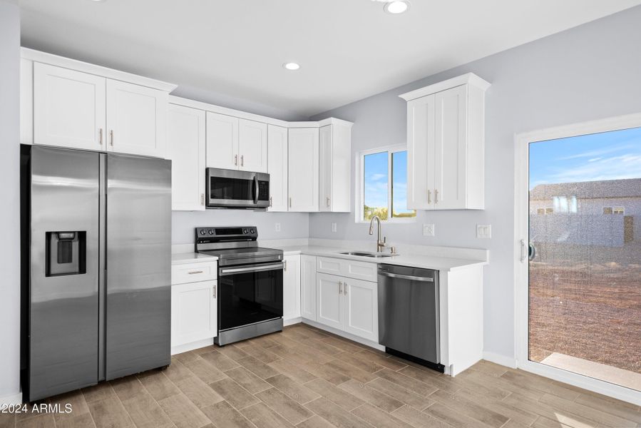 Kitchen with all new Appliances!