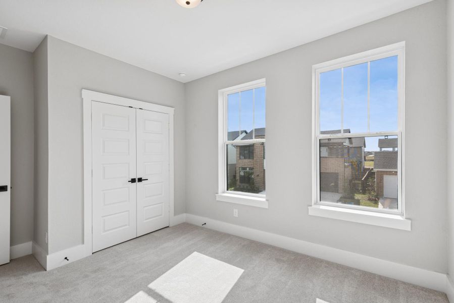 Spacious, unfurnished interior of a new home in Easthaven at Bridgeland Central - Horizon Collection, Cypress (Image 24).