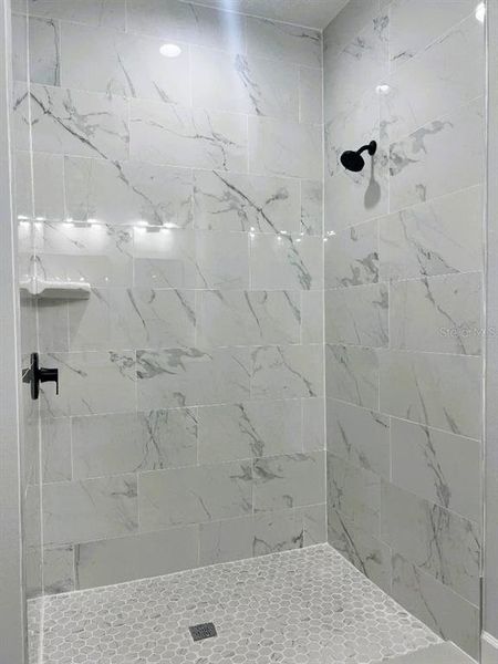 Outstanding Tile Design in Master Shower!