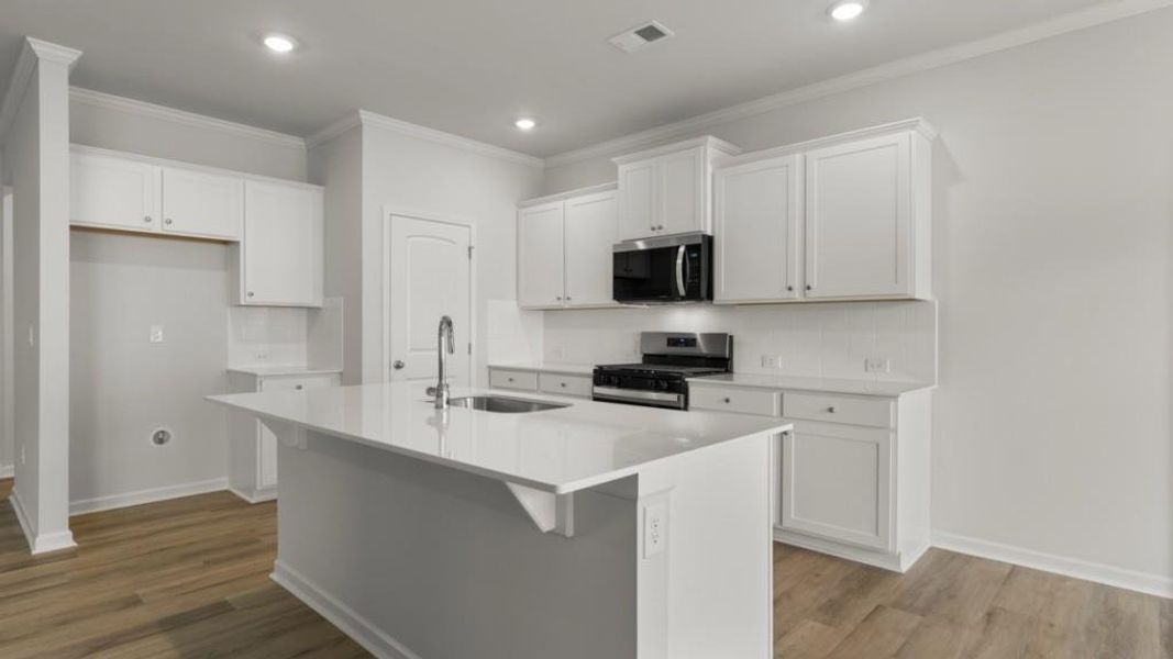 Furnished interior view inside a new home in Liberty Crossing, Braselton (Image 9).