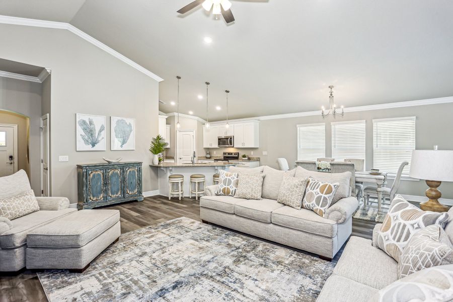 Representative furnished interior of a home built from the The Carlos by Herbst Homes in Doyle Hawkins Landing, Navarre (Image 83).