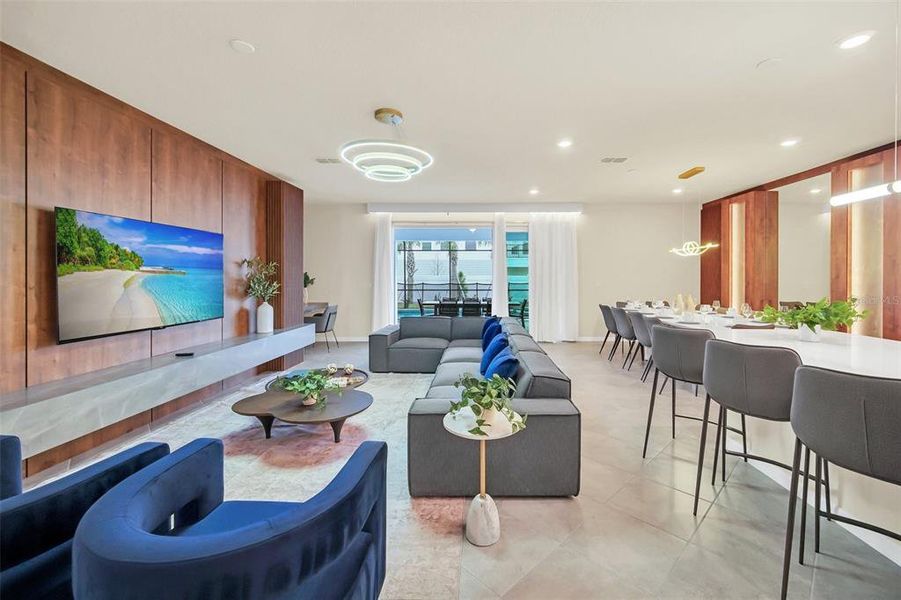 Furnished interior view inside a new home in , Clermont (Image 39).