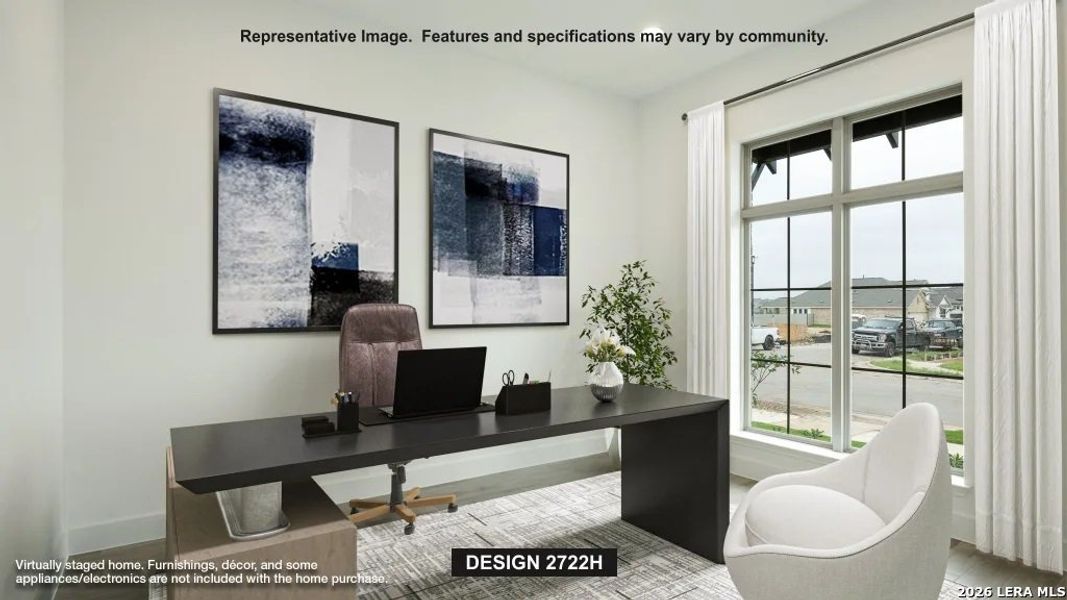 Furnished interior view inside a new home in Hidden Canyon, San Antonio (Image 4).