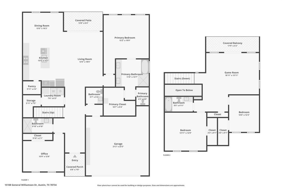 View of floor plan / room layout