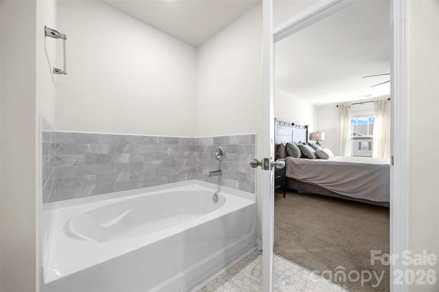 Furnished interior view inside a new home in Fergus Crossing, York (Image 16). Furnished interior view inside a new home in Fergus Crossing, York (Image 16).