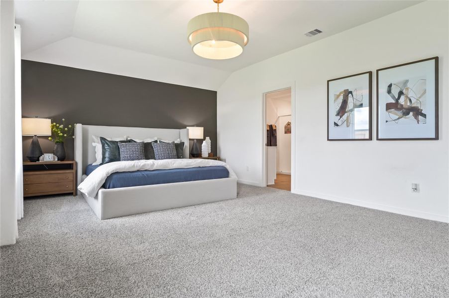 Furnished interior view inside a new home in August Trails, Needville (Image 7).