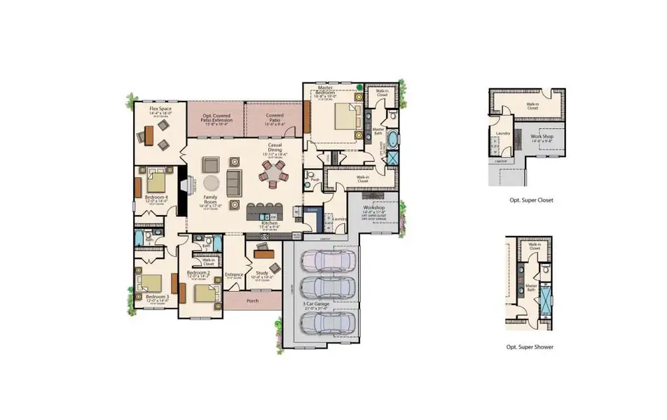 2D floor plan layout for the 3369 by Gracepoint Homes in Kellar Farms, Smithville, TX (Image 3). 2D floor plan layout for the 3369 by Gracepoint Homes in Kellar Farms, Smithville, TX (Image 3).
