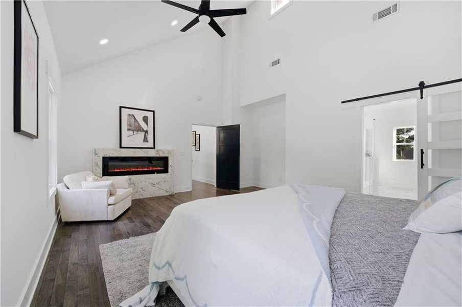 Furnished interior view inside a new home in , Atlanta (Image 8).
