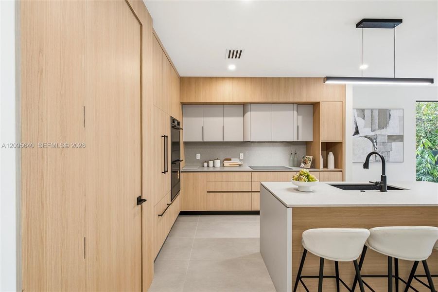 Furnished interior view inside a new home in , Miami (Image 19).
