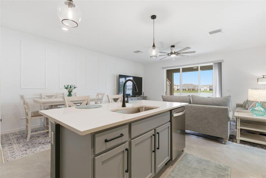 Furnished interior view inside a new home in , Apollo Beach (Image 4). Furnished interior view inside a new home in , Apollo Beach (Image 4).
