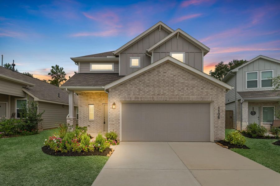 Welcome home to 1106 Kinsey Wilderness Lane located in the community of Venetian Pines and zoned to Conroe ISD.