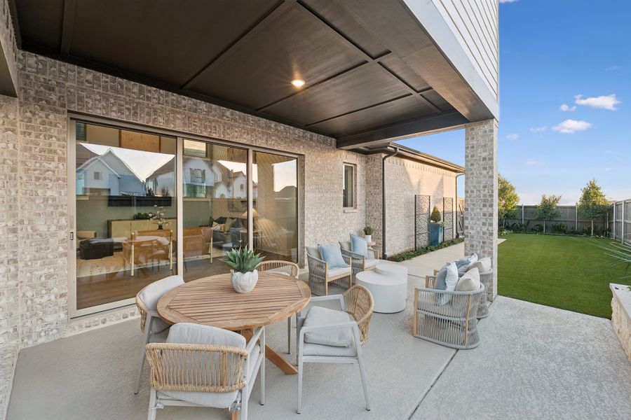 Representative exterior details of a home built from the The Hastin by David Weekley Homes in Goodland – Garden Series, Grand Prairie (Image 3). Representative exterior details of a home built from the The Hastin by David Weekley Homes in Goodland – Garden Series, Grand Prairie (Image 3).