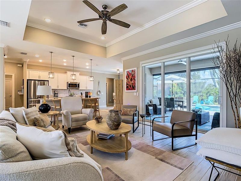 Furnished interior view inside a new home in , Punta Gorda (Image 16).
