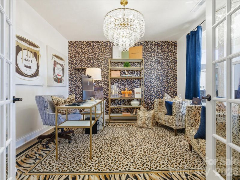 Furnished interior view inside a new home in , York (Image 11).