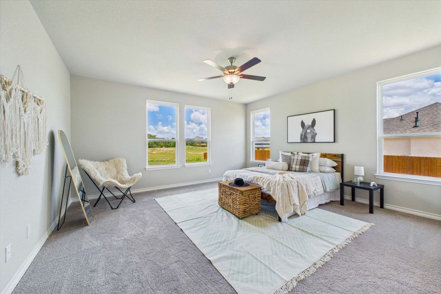 Representative furnished interior of a home built from the The Foster E by Davidson Homes LLC in Potranco Oaks, Castroville (Image 27).