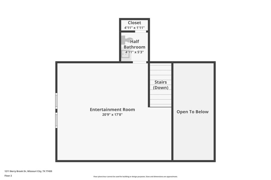 2D floor plan layout of this home in Sienna 65', Missouri City, TX (Image 6). 2D floor plan layout of this home in Sienna 65', Missouri City, TX (Image 6).