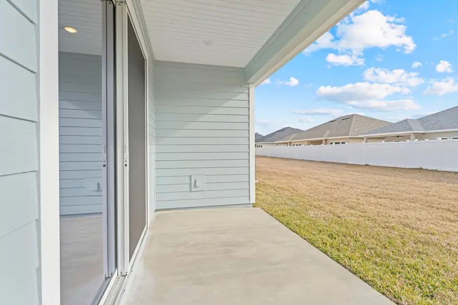 Lot 26 Covered Back Patio at The Preserve at Camden Woods