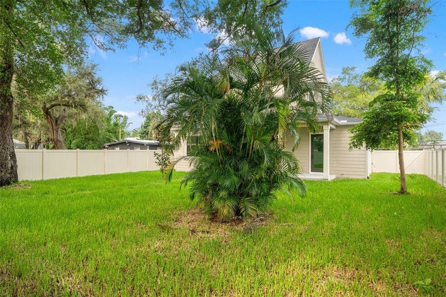 Exterior details and patio area of a home in , Tampa (Image 34).