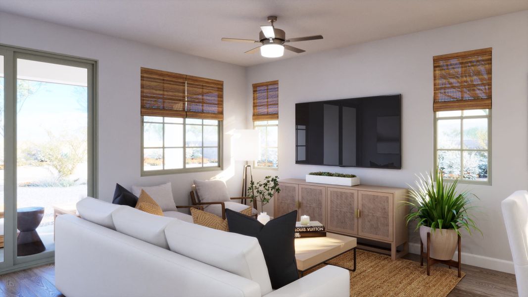 Great Room | Cielo | Mira Vista at Victory in Buckeye, AZ by Landsea Homes