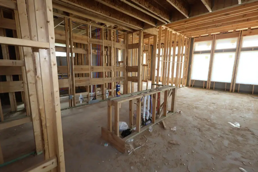 In-progress construction of a new home in Bridgeland Central: Emerald Heights - Enclave Collection, Cypress, TX (Image 9).