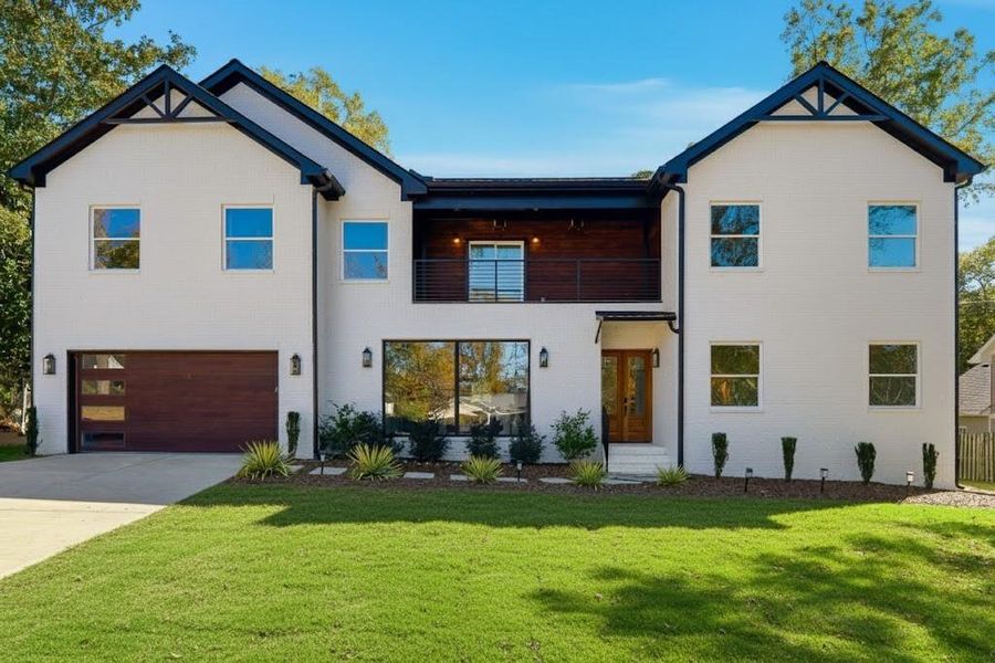Front exterior of a new home in , Gainesville, GA, highlighting curb appeal (Image 26).