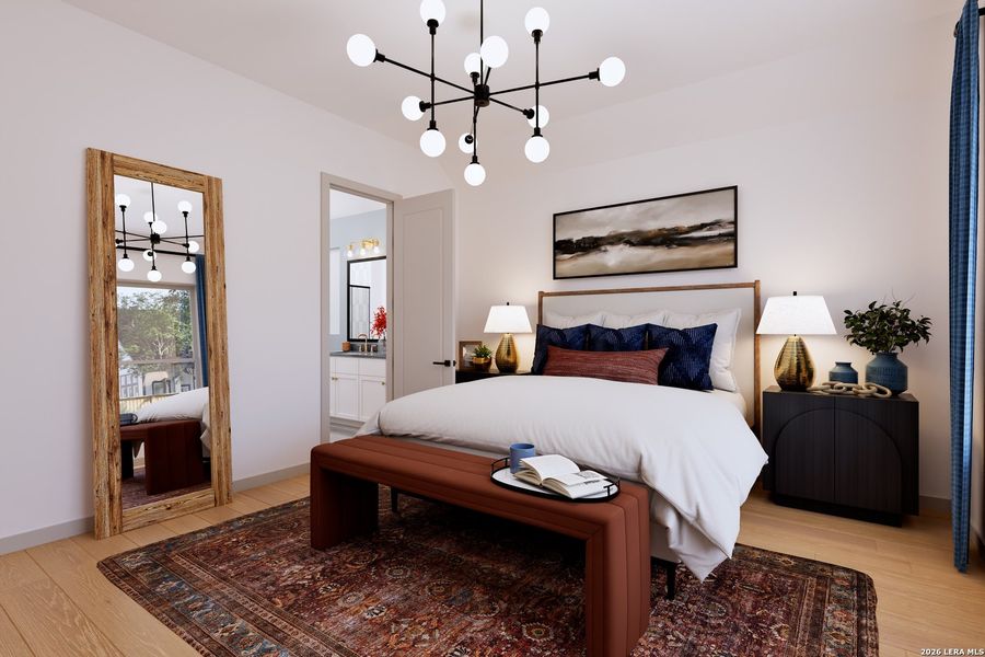 Furnished interior view inside a new home in Meyer Ranch – Select Reserve Series, New Braunfels (Image 14).