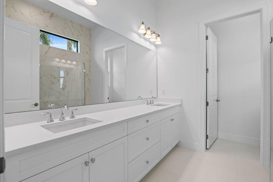 Furnished interior view inside a new home in Cresswind Palm Beach at Westlake, Westlake (Image 21).