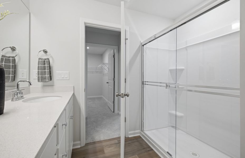 Furnished interior view inside a new home in Cambria, Garner (Image 41).