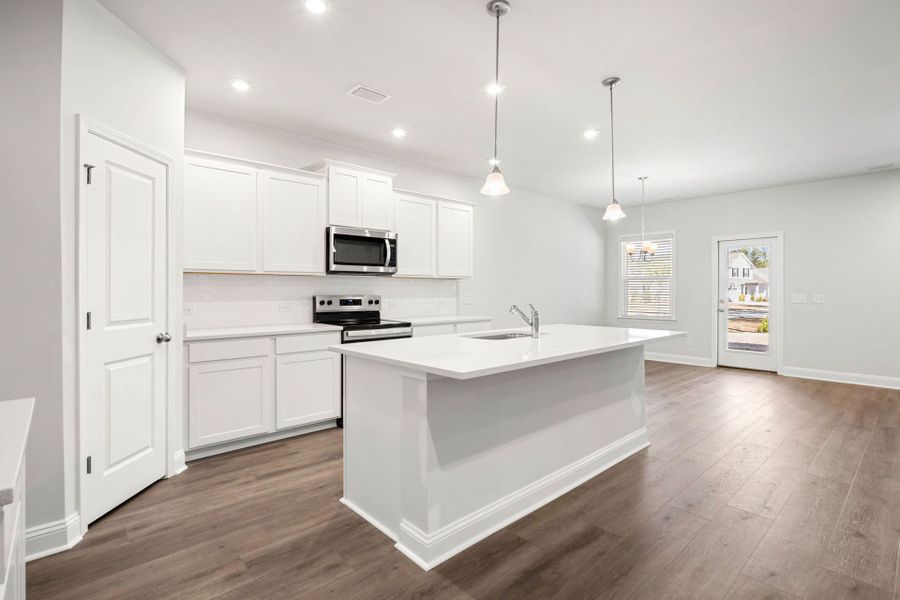 Furnished interior view inside a new home in Waterways, Richmond Hill (Image 3).