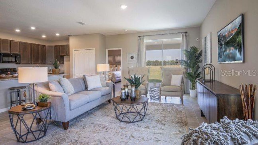 Furnished interior view inside a new home in , Ocala (Image 5).