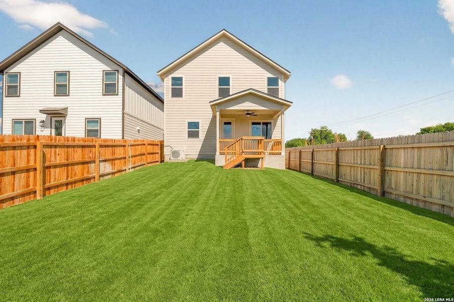 Exterior details and patio area of a home in Trilogy Grove, San Antonio (Image 12).
