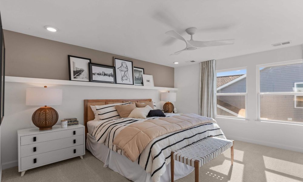 Representative furnished interior of a home built from the The Shorebreak by Chesapeake Homes in The Willows, Loris (Image 43).