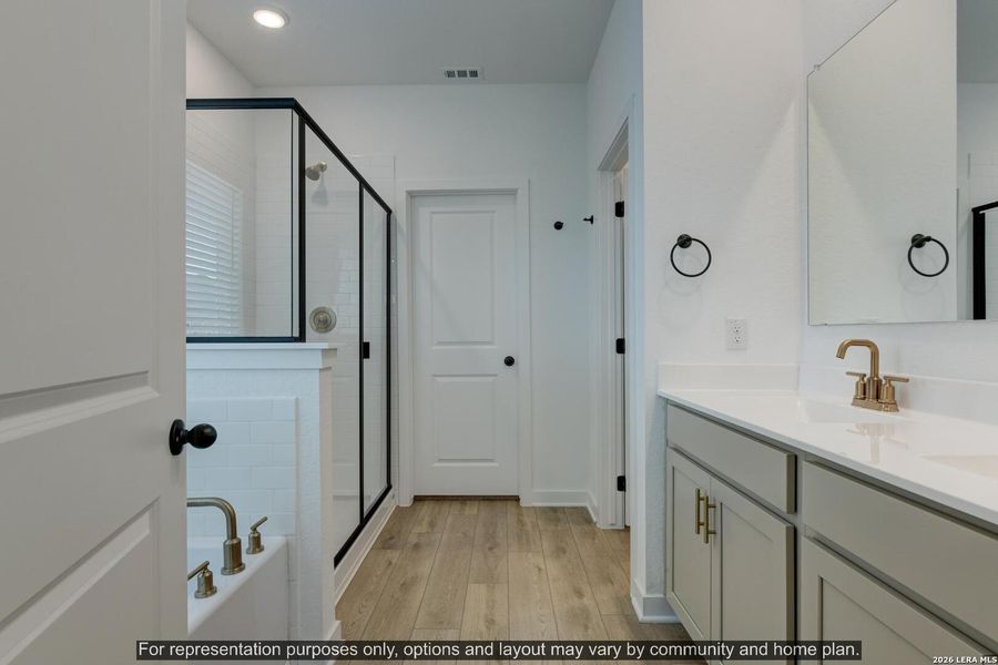 Furnished interior view inside a new home in Arcadia Ridge, San Antonio (Image 4).