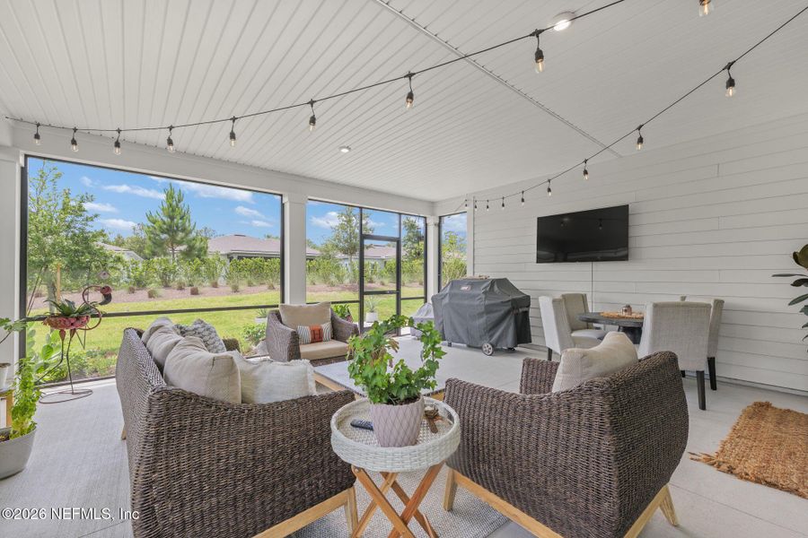 Exterior details and patio area of a home in RiverTown, St. Johns (Image 25).