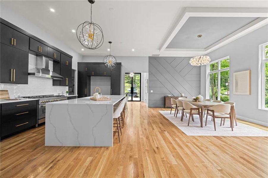 Furnished interior view inside a new home in , Alpharetta (Image 33).