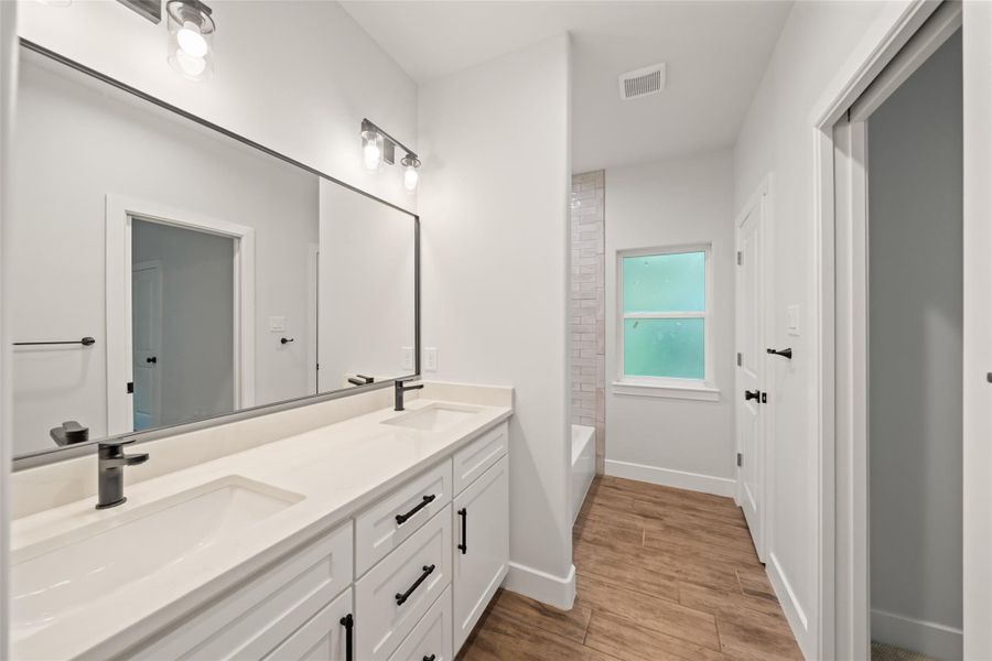 Furnished interior view inside a new home in , Willis (Image 7).