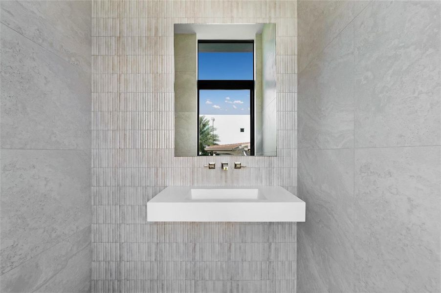 Separate Outside Cabana Bath