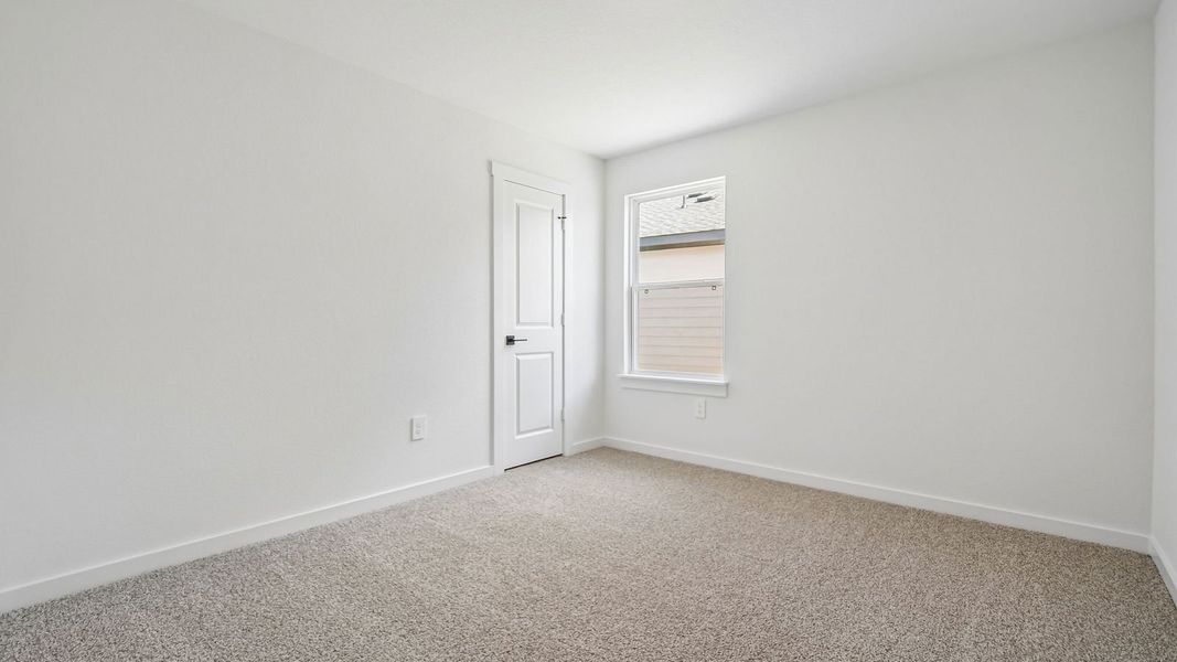 Spacious, unfurnished interior of a new home in Trails at Wildhorse, Austin (Image 25).