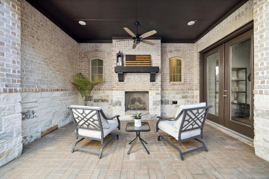 Furnished interior view inside a new home in Elyson, Katy (Image 5).