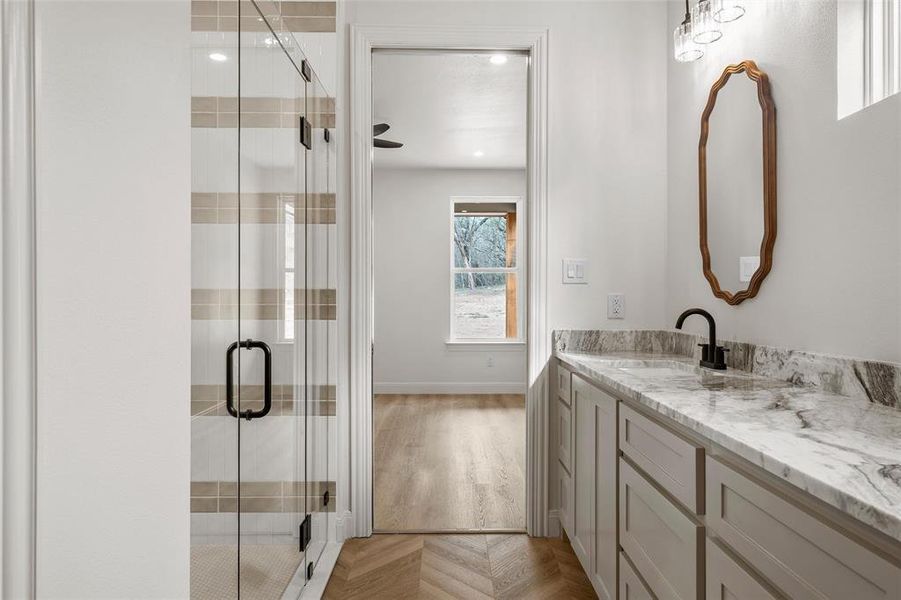 Furnished interior view inside a new home in , Waco (Image 10).