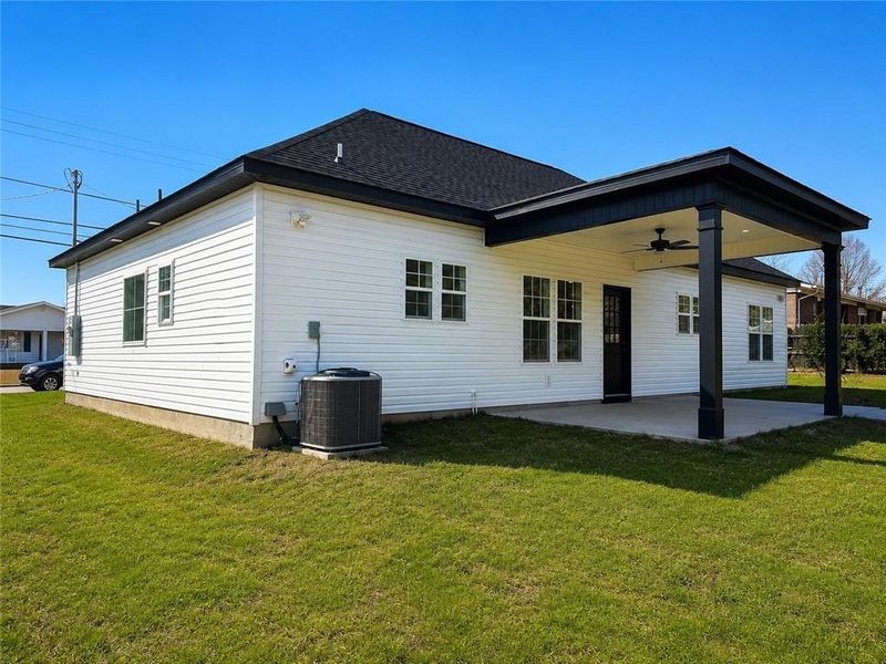Exterior details and patio area of a home in , Augusta (Image 3).