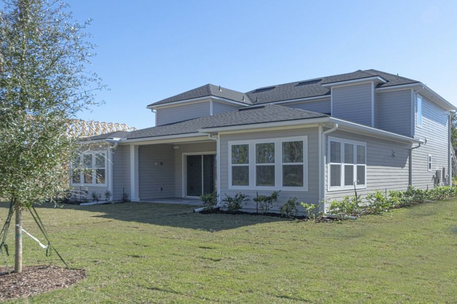 Representative exterior details of a home built from the Julington by Riverside Homes in Hidden Creek at SilverLeaf 70' Series, St. Augustine (Image 23).