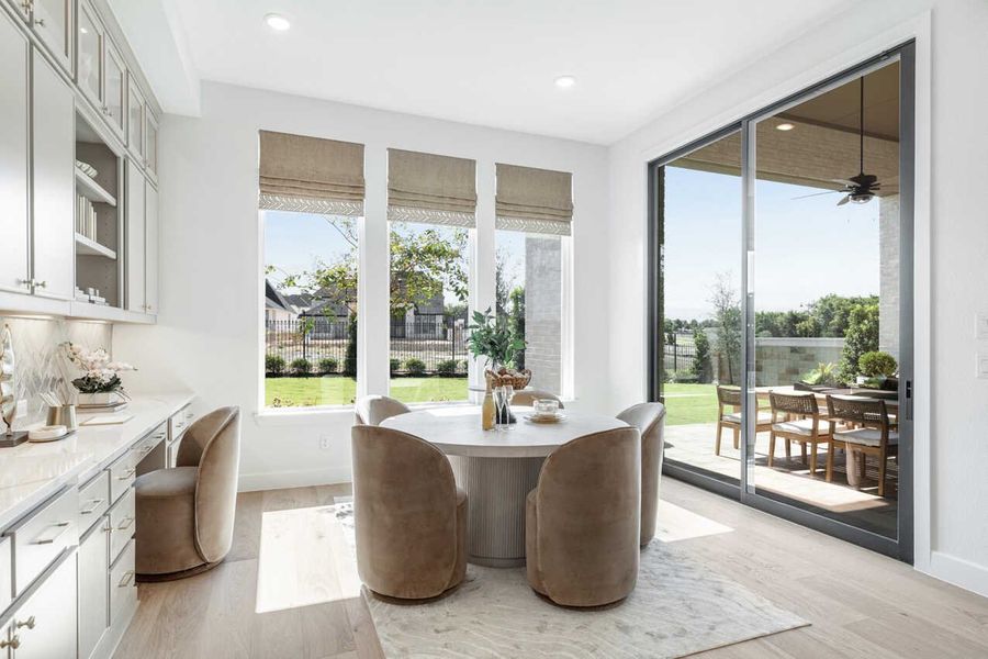 Representative Breakfast Nook - some options shown