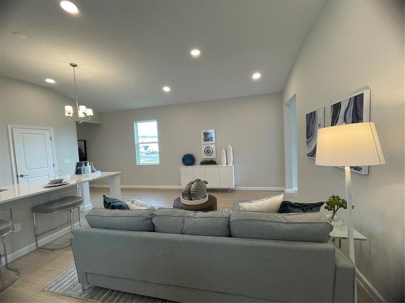 Furnished interior view inside a new home in Center Lake on the Park, St. Cloud (Image 20).