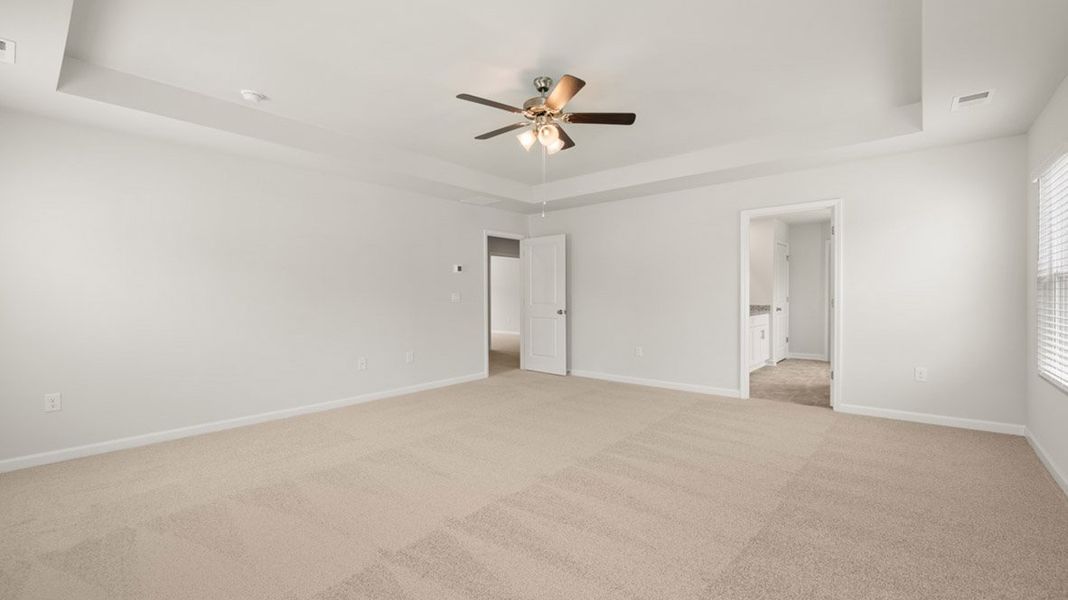 Representative unfurnished interior of a home built from the Mansfield by D.R. Horton in Chukker Creek Landing, Aiken (Image 23).