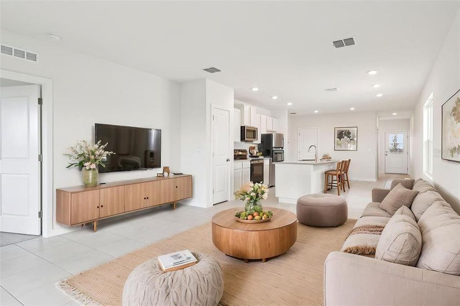 Furnished interior view inside a new home in Hamilton Bluff, Haines City (Image 15).